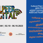 Zaproszenie do spotkania podsumowującego projekt CULPEER DIGITAL. Odbędzie się 2.10 w Przejściu Dialogu!