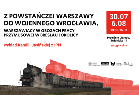 "Z powstańczej Warszawy do wojennego Wrocławia: Otwarty wykład w Przejściu Dialogu