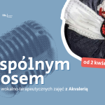 Grafika promująca cykl wokalno-terapeutycznych zajęć.