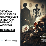 Na zdjęciu widoczna czzaszka otoczona kwiatami na tle zielonego pola, tworząca kontrast między życiem a śmiercią.