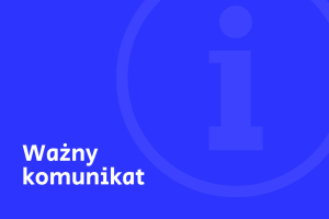 Grafika zawiera wyłącznie tekst oraz ikonę informacji.
